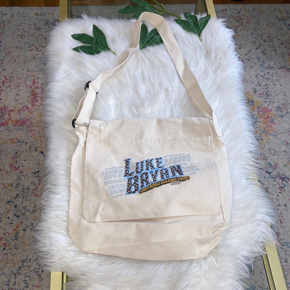 Luke Bryan Dirt Road Diaries Tour 2013 Canvas Bag